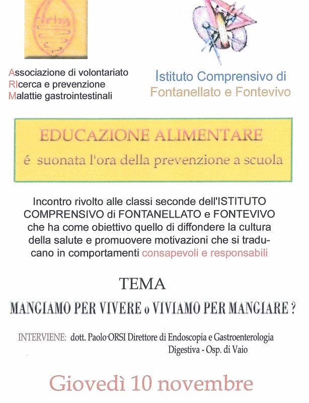 EDUCAZIONE ALIMENTARE